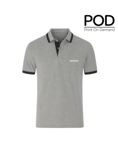 Puma Solid Grey with contrast tipping Polo T shirt