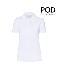 Jacquard Solid White Polo T-shirt