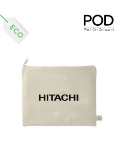 Organic Cotton Flat Travel Pouch